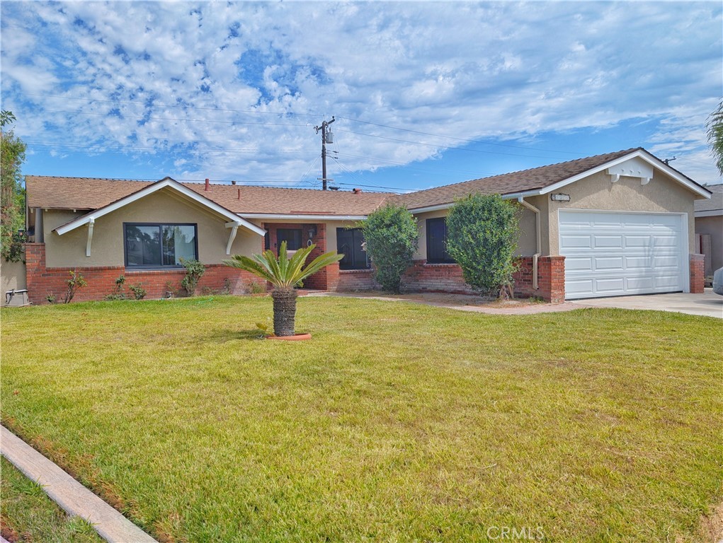 Remodeled 4-bedroom, 2-bathroom single-family home located on a quiet interior corner lot in the desirable Garden Grove School District. Features a 2-car garage (plus 3 driveway spaces) with washer and dryer hookups, brand-new windows, fresh paint, and updated flooring throughout. The remodeled kitchen includes quartz countertops and modern finishes. The home offers an extended living area that can be used as an office or den. A lovely wraparound yard flows from the side gate to the backyard, highlighted by mature fruit trees including avocado, orange, and lemon, a true gardener’s delight for those who enjoy tending to plants and harvesting their own fruit.
Ideally situated in West Garden Grove, this home is just minutes from Eastgate Park, Edgar Park, Bolsa Chica Park, and the West Garden Grove Library. Nearby conveniences include shopping and dining at Valley View and Chapman, easy access to the 405 and 22 freeways, and close proximity to top-rated schools including Enders Elementary, Bell Intermediate and Pacifica High School.
Tenant to pay all utilities. Available now.