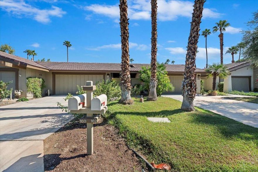 Beautifully upgraded ground-level condominium in The Lakes,  a private Country Club in Palm Desert, this property  offers 2,184 sq. ft., 2 bedrooms, 3.5 baths, plus den/TV room. The high ceilings and abundant natural light enhance the open layout. Recently updated with new floors, paint, wiring, and granite kitchen countertops, this condo offers a spacious primary suite and guest en-suite bedroom. The two car attached garage and  Private patio with built-in BBQ and fabulous  breathtaking lake views accent the perimeter of the home For the full or part time desert lifestyle  this home is being offered fully furnished. The Lakes is a Private, member owned Country Club which consists of 44 pools and spas,11 tennis courts,2 clay courts, 9 pickleball courts and a spacious and beautifully remodeled clubhouse and event center, which also includes a private dining room and Pro shops. In addition, there is a lifestyle center, a putting course and 4 bocce ball courts!Monthly HOA dues are $1,887, which include $1,402 in regular dues (covering cable, internet, and full club amenities) plus $485 in social dues and contributions toward recent capital improvements. The all-inclusive nature of these fees provides exceptional value for access toall the amenities listed, as well as 24 hour guard security!For those wishing to Play golf, there are 27 holes on which to play (Call for golf fees) The Lakes is centrally located community, located near shopping and and dining. and a short drive to  Highway 111 with its additional dining and shopping opportunities..* The property is also available for lease- 30 day minimum* Call agent for details