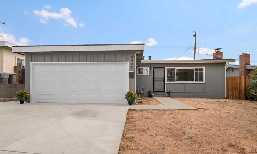 Like New Home on Quiet Court! New Interior Paint! Newly Refinished Hardwood Floors & Baseboards! Double Pane Windows! New Kitchen w/Custom Wood Cabinets, Quartz Counters, Tile Backsplash, Stainless Steel Sink & Pull Down Faucet! Stainless Steel Appliances: Fingerprint Resistant Top Control Dishwasher, Large Capacity Side by Side Refrigerator w/Ice & Water, Gas Range w/Edge to Edge Cooktop & Gesture Touch Control Range Hood! New Bathroom w/Tiled Shower Over Tub, Window, Clear Shower Doors, Vanity, Dual Commode, Mirror, Cabinet & Tile Floor! Five Ceiling Fans w/Lights! Mirrored Closet Doors! Raised Panel Doors! New Furnaces w/New Venting & Thermostats! New Exterior Paint! New Fixtures, Plugs, Hardware & More! New Roof & Gutters! Three New Safety Gates! New Exterior Door! New Water Heater! Large Patio Off Kitchen! Finished Painted Two Car Garage w/Opener & Newer Roll Top Door! Newer Extra Wide Driveway! Updated Water Main Line & Clean Out installed. Home has a crawl space, not a slab foundation.