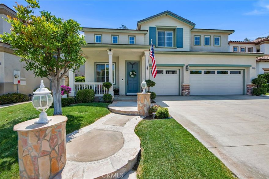 Look no further! Located in the most treasured area of Valencia Copperhill with No Mello Roos and Low HOA! This home offers a bedroom and shower downstairs. The heart of the home is an open concept gourmet kitchen with a spacious island, S/S appliances, breakfast nook and breakfast counter great for entertaining along with a walk-in pantry. The adjacent family room offers a rich balance of surround sound, a cozy fireplace and ceiling fan. The second floor hosts the grand primary suite including a large walk-in closet, large in suite bathroom with separate sinks and a walk-in shower with frameless glass doors. Down the hall you have 3 more bedrooms all with ceiling fans and mirrored wardrobe closet doors. The 2nd floor also features a built in office/tech area, laundry room and walk-in linen closet. Also includes a whole house fan with a multi-zone HVAC system. Step into the tranquil and beautifully manicured backyard to enjoy your evenings with the built in natural gas fire pit. The BBQ set-up includes a mini fridge and grill. The HOA amenities offer a pool, spa, play area and BBQ/Picnic area for all to enjoy. Walking distance to Valencia High. Conveniently located near the freeway, shopping, dining and miles of walking/biking trails.