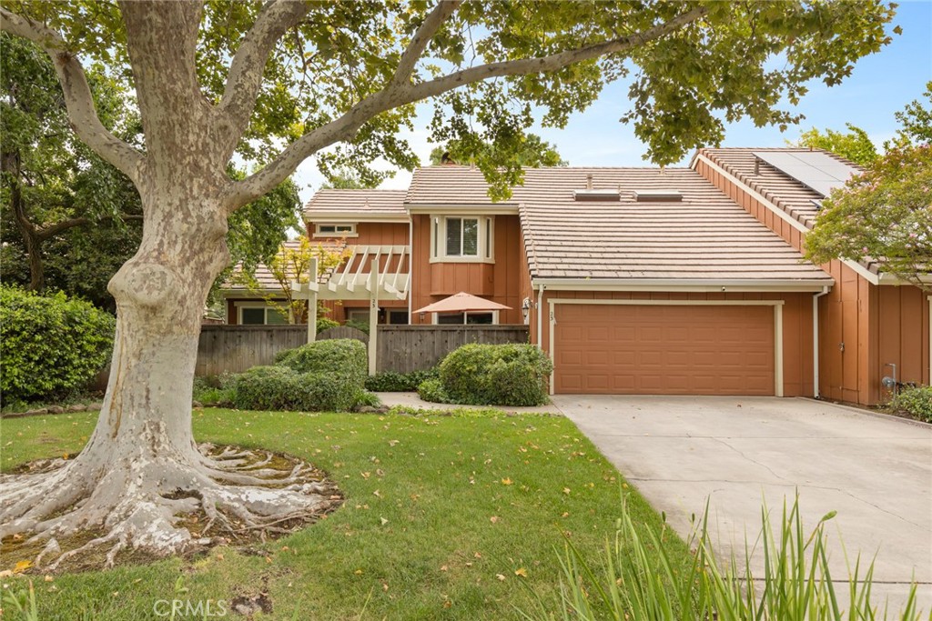 Tucked away in the highly desirable California Park neighborhood, this home offers 1,566 sq. ft. of comfortable living space in a location just minutes from Bidwell Park, Hooker Oak Park, and Canyon Oaks Golf Course.
Inside, you’ll notice the beautiful luxury vinyl plank flooring, soaring ceilings, and abundant natural light streaming through the updated dual-pane windows. The welcoming living room features a newer gas fireplace (with thermostat) and connects seamlessly to the remodeled kitchen, which boasts newer custom cabinetry with under-cabinet lighting, granite countertops, a stylish tile backsplash, newer stainless steel appliances, a KitchenAid industrial gas range with hood, recessed lighting, and a charming garden window.
A versatile bonus room adds flexibility, perfect for a third bedroom, home office, or personal gym. Upstairs, the spacious primary suite includes a private Trex deck balcony, a generous walk-in closet, and a beautifully updated en-suite bathroom with a vanity area and tiled walk-in shower.
Additional highlights include ceiling fans throughout, a renovated guest bathroom, newer skylights that open for natural airflow, a whole-house water filtration system, a quaint dining area, and an attached 2-car garage. This home is also equipped with 220 for a spa, a whole-house exhaust fan, and a receptacle for a backup power generator.
The backyard is designed for both relaxation and entertaining, with an extended concrete patio, lush lawn, a custom shed with potting area, and mature trees providing shade and privacy—all set against the backdrop of stunning sunset views.
Living in California Park also means access to scenic walking trails, private lakes, and picnic areas—perfect for outdoor enjoyment year-round. With thoughtful upgrades, modern features, and a prime location, this home is one you won’t want to miss. PLEASE NOTE THE DOWNSTAIRS ROOM DOES NOT HAVE A CLOSET AND THE RECORDS INDICATE THIS IS A 2 BDRM.