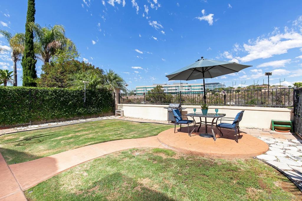 THE BEST LOCATION WITH A GREAT VIEW AND A HUGE BACKYARD THAT IS PERFECT FOR ENTERTAINING! THIS TOWNHOME IS A BLANK CANVAS FOR YOU TO DESIGN THE WAY YOU WANT IT. GREAT FLOOR PLAN WITH TONS OF NATURAL LIGHTING AND OPEN KITCHEN AND LARGE FAMILY ROOM OVERLOOKING THE INVITING BACKYARD. BEAUTIFUL WOOD LAMINATE FLOORINGS THROUGHOUT WITH 2 SPACIOUS MASTER BEDROOMS AND WALK IN CLOSETS & HALF BATH ON 1ST FLOOR. THIS TOWNHOME COMES WITH 1 CAR GARAGE AND 1 ASSIGNED PARKING SPACE THAT IS RIGHT IN FRONT. RESPORT LIVING AT IT'S BEST WITH SPARKLING POOL & SPA AND PLAYGROUNDS AND IS PET FRIENDLY. CLOSE TO SCHOOLS, DINING, SHOPS AND VERY EASY FREEWAY ACCESS! THIS WILL NOT LAST!