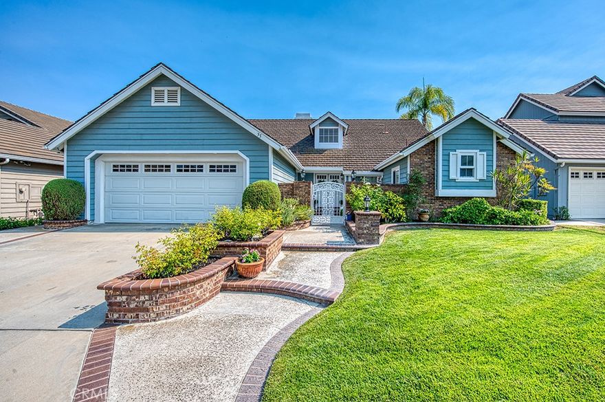 Set on a cul-de-sac lot with picturesque view, this highly desirable single-level home in Coto de Caza offers a beautiful open-concept floor plan with 3 bedrooms, 2.5 bathrooms, and a host of thoughtful upgrades. The bright and spacious layout is both functional and inviting. The formal living room featuring a cozy dual-sided fireplace is the centerpiece of this single-level home. Just around the corner, the family room, gourmet kitchen and dining room, provide a fantastic space for entertaining friends or relaxing with family. The Primary Suite offers ample space for winding down. The en-suite features a two closets including a walk-in, dual sink vanity, an in-ground tub and walk-in glass shower. Two additional bedrooms, a full bathroom with dual sinks, laundry room, half bath and 2-car garage complete this fantastic home. Enjoy stunning sunsets from your private backyard featuring an in-ground spa, putting green, and covered patio. This rare single-story gem combines comfort, style, and privacy in one of Southern California's most sought-out communities. Experience the best of Coto de Caza, where premier living meets award-winning schools, a world-class Golf & Racquet Club, scenic sports parks, and easy access to hiking, biking, and equestrian trails. No Mello roos=low tax rate.