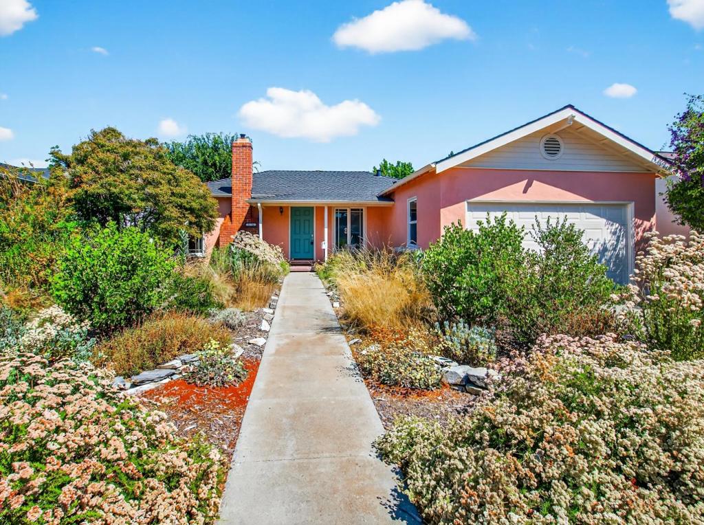 Beautiful and full of charm this 2 bedroom, 1 bath home is in the coveted Bascom/Cory Gardens neighborhood of San Jose! Kitchen updated with Silestone counters, stainless steel appliances. Hardwood floors, dual pane windows, air conditioning, heat pump, 200 amp electrical upgraded electrical, EV charger ChargePoint J1772 Connector, and a fireplace. Enjoy gardening with nature; beautiful native flowers, plants and fruit trees. This neighborhood has an inviting community. Conveniently located near Santana Row, Westfield Mall, 880/280 & 101. See virtual tour link for additional photos and 3D tour.