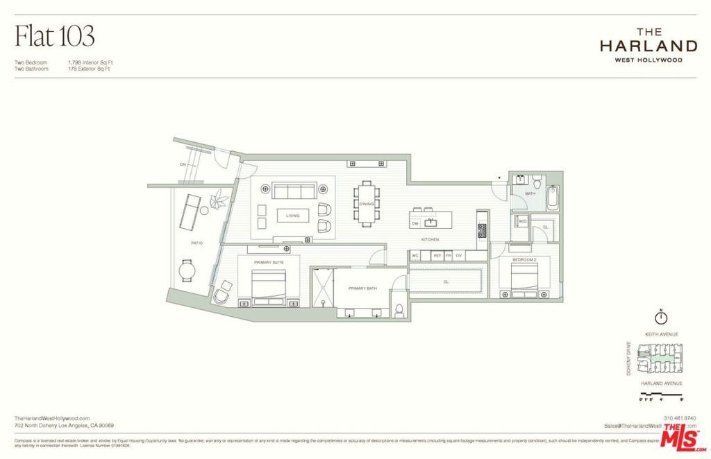 Photo of 702 N Doheny Drive #103, West Hollywood, CA 90069 (MLS # 25606427)