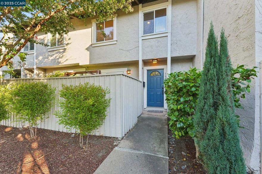 First Opens Sat 10/10 (1-4pm) & Sun 10/11 (2-4pm). Beautifully updated Casitas townhome in the heart of Moraga! This updated 3-bedroom, 2-bath home features an eat-in kitchen with newer cabinets, counters, and appliances. Dual-pane windows and LED lighting throughout enhance comfort and efficiency. Enjoy the outdoors with front and rear paver patios—perfect for people and pets alike—and additional play space in the driveway. The community offers a pool and spa, and the Moraga Commons Park is just across St. Mary’s Road. Convenient 2-car garage and an unbeatable location close to shopping, trails, and top-rated schools.