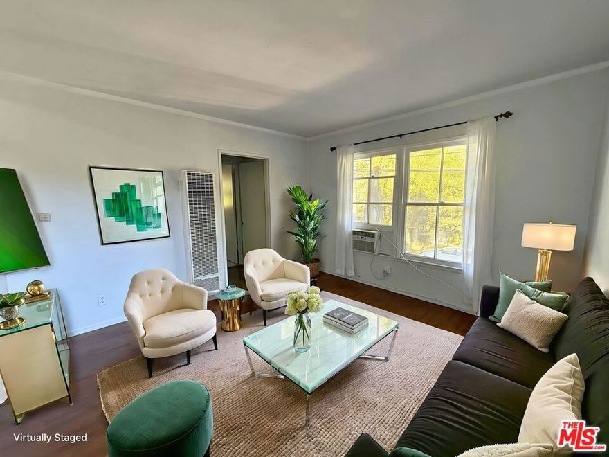 Discover this bright and inviting 1-bedroom, 1-bath apartment ideally located in the highly desirable Silver Lake neighborhood, right on North Hoover Street. Nestled between Silver Lake and East Hollywood, this home offers close proximity to popular shops, restaurants, and the best of Los Angeles city living.Inside, you'll find hardwood floors, a well-appointed kitchen with included appliances, and a comfortable layout perfect for modern living. Small pets are welcome, making it a great fit for those with furry companions. Enjoy the convenience of being within easy walking distance to public transit, allowing quick access to the rest of the city. The neighborhood is vibrant, walkable, and known for its charm, making this an excellent opportunity to live in one of L.A.'s most popular areas. Water and trash included in rent. Tenant covers other utilities.