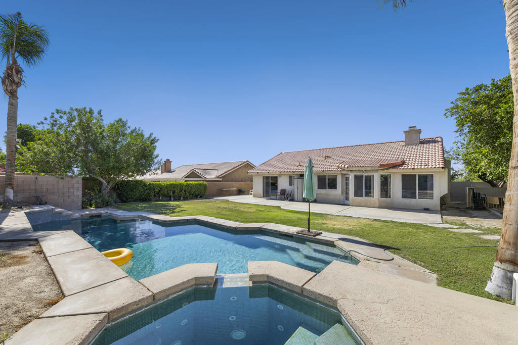 Discover this 4-Bedroom, 2-Bath Home in North La Quinta! Located in the highly sought-after La Quinta Highlands neighborhood, this spacious home offers the perfect blend of comfort and convenience. Situated on a desirable corner lot, this property features RV parking and a generously sized backyard complete with a sparkling pool and relaxing spa--perfect for entertaining or unwinding in your own private retreat.Inside, you'll find a well-designed floor plan with ample natural light and room for the whole family. Just steps away from a family-friendly park and in close proximity to top-rated schools, this home is ideal for those seeking both lifestyle and location.Don't miss the opportunity to own this exceptional property in one of La Quinta's most established neighborhoods!