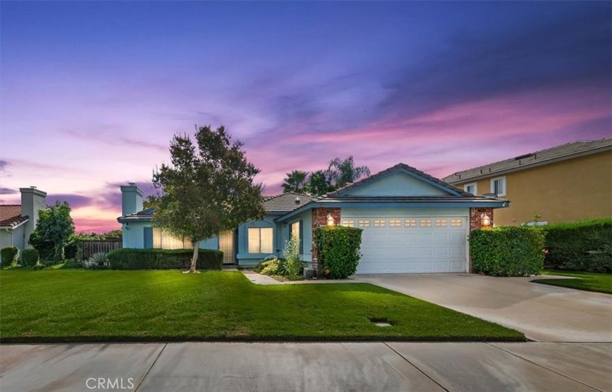 Welcome to your new home complete with a sparking pool and a fully landscaped backyard that provides scenic views of the beautiful San Bernardino mountains.  This well maintained 3-bedroom, 2 bath home has an oversized living room positioned in the front of the home that allows for lots of natural sunlight. This vibrant home also has a nice size kitchen with an island and adjoining dining room making great use of the space.  5205 Mammoth Drive is located in an established neighborhood within 10 minutes of Cal State San Bernardino and I-10, 210 and 215 freeways. No HOA and home is move-in ready. * In door laundry room and cozy fireplace for the cooler winter nights.