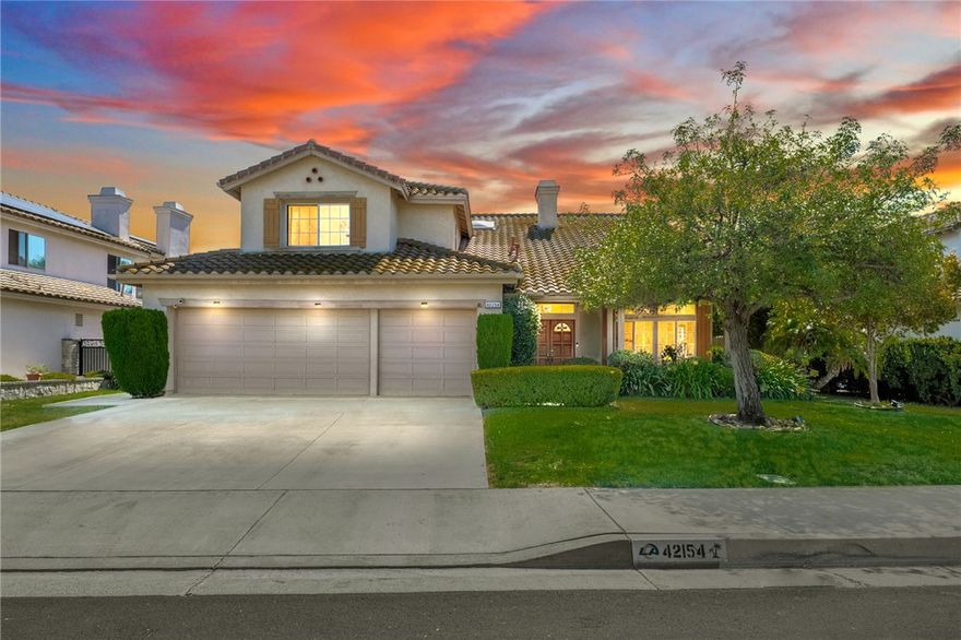 Welcome to West Murrieta—one of the most sought-after areas in the city! This spacious home offers a smart layout with room to grow, flexible living spaces, and a location that supports the lifestyle you’ve been looking for.



Downstairs you’ll find a bedroom and full bath—ideal for guests or anyone needing ground-level access—plus a bonus room that can flex as a home office, craft space, or utility room. Upstairs, a loft offers even more versatility for a playroom, media space, or second living area.



The kitchen features granite countertops, a center island with storage, and is open to the family room with a fireplace—perfect for everyday living and connection. The oversized primary suite includes a retreat with its own fireplace, dual closets (including a walk-in), and a spacious bath with jetted tub, separate shower, and dual-sink vanity.



Step outside to a peaceful, private backyard with views of the Santa Rosa Plateau, mature fruit trees, and plenty of room to create your dream outdoor space—whether that’s a pool, garden, or outdoor kitchen.



All of this within walking distance to top-rated schools, Old Town Murrieta, the driving range, and scenic biking and hiking trails. Low taxes, no HOA, and a short drive to the 15 freeway make this a smart move in the heart of West Murrieta.