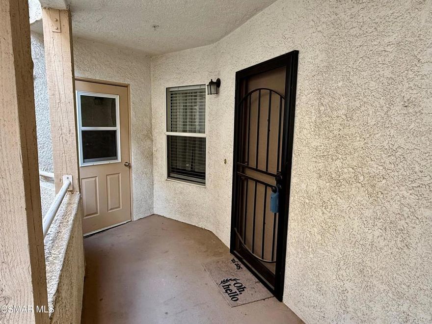 Welcome home to beautiful Vista Camarillo. Rare 3-bedroom unit. Private large 2 car garage #108 at top of the stairs on the right. Private laundry room. Fantastic Camarillo location. Close to University & beaches. Complex loaded with amenities including tennis, pool, spa, clubhouse, tot lot and more!