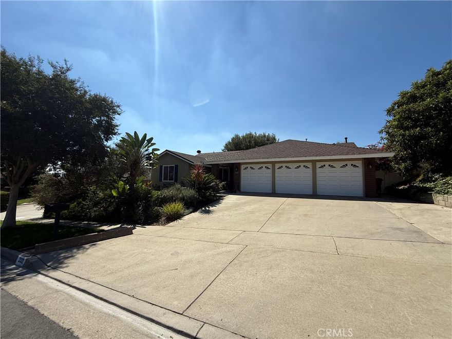 Beautifully updated turn-key home in Fullerton!!! Home boasts genuine 3/4 inch cherry hardwood floors throughout the entire house. Wonderful open floor plan with living room, dining room, family room, breakfast bar & nook. Possible 4 bedroom, 2 Bath; 4th bedroom is currently used as den. New double sink with lots of storage in the guest bath. In addition to the remodel of the kitchen and master bedroom, there is also a brand new air condition and duct system in the house. Brand new large patio cover that wraps around the entire patio. A brand new fence surrounds the peaceful, private yard. Great peek-a-boo views and also views of Disneyland fireworks every night. Spacious 3 car garage with laundry and room for a refrigerator and much more. The house is located in the sought after Sunny Hills School District with Sunset Lane Elementary, Parks Junior High, and Sunny Hills High School.