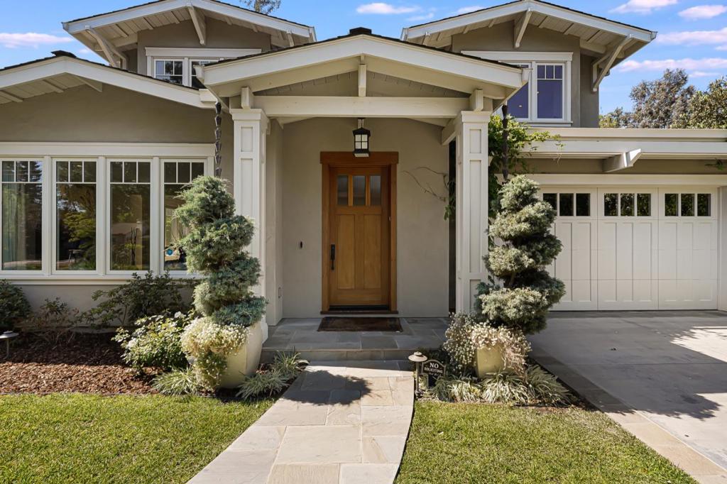 Premier North Los Altos street. Private location yet within block and a half to downtown Los Altos! Sophisticated ambiance designed by renown architect Torin Knorr/Knorr Architecture for indoor and outdoor living & built by Campi Constraction. Stunning master suite w/ ample space in his/her walk-in closets & luxurious bath w/ steam shower. Formal living & dining areas. Expansive family rm with 2 large bay windows. Speakers in every rm. Gourmet kitchen w/ Wolf double oven & microwave, Subzero frig and frz drawers & SubZero wine frig, 2 Miele DW, Wolf 6-burner cooktop. XL island with breakfast bar & breakfast nook. Basement w/ warm floors 3 heating zones, wet bar, subzero wine frig under counter, theater/game rm & spacious dance studio that can be split into a huge bedroom. Exercise rm w/ large dry sauna rm, 2nd flr heat recovery ventilation, central vac. 33 panel solar & 4 Tesla power wall battery. Gorgeous grounds w/ large pool w/ 3 swimming jets & jaccuzi, fire pit & outdoor kitchen.