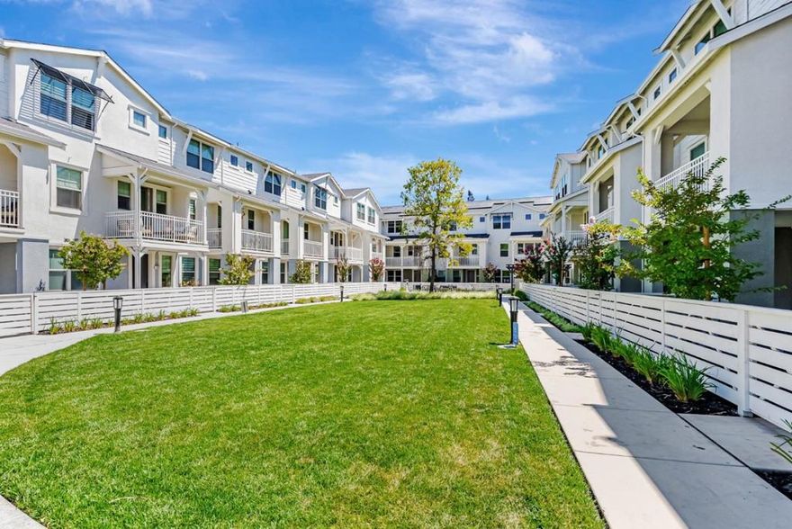 NEW CONSTRUCTION AND MOVE IN READY!  Discover modern living in this stunning brand-new corner-unit townhome by award-winning builder Summer Hill Homes, located in the vibrant OAK GROVE community of Walnut Creek. This spacious 4-bedroom + office, 3.5-bathroom home offers 2,250 sq ft of open-concept design, perfect for entertaining and everyday living. Thoughtful features include high ceilings, recessed lighting throughout (including all bedrooms), sleek white cabinetry, Bosch appliances, a gourmet kitchen with a large island, and expansive walk-in closets and premium flooring and countertops.  OAK GROVE offers incredible amenities including a large community park, two courtyards with outdoor dining and BBQ areas, a dog park, and guest parking. Ideally located just steps from BART, dining, gyms, and trails, with easy access to downtown Walnut Creek, HWY 680 & 24, and excellent schools. Don't miss your chance to own at Oak Grove where location, lifestyle, and luxury meet. The Solar system can either be leased or purchased.