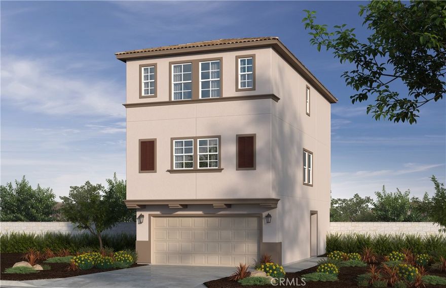 New Construction — Build to Order Home!  PHOTOS OF THE MODEL EXTERIOR ELEVATIONS, FEATURES AND FINISHES MAY VARY
Please check in at the sales office for the Open House.

This stunning 3-story modern home offers a spacious and contemporary layout:
GATED COMMUNITY
Entry Level
• Convenient bedroom with full bathroom — ideal for guests or multi-generational living
• Welcoming entry with easy access
Second Floor
• Bright, open great room perfect for entertaining
• Large gourmet kitchen with walk-in pantry and extended peninsula with additional seating
• Coat closet and a conveniently located powder bathroom
Third Floor
• Two secondary bedrooms with a shared full bathroom
• Laundry room on the bedroom level for added convenience
• Private primary suite with a generous walk-in closet and spa-like ensuite with double vanity. Energy-efficient construction with solar-ready features - Close to I-605, shopping, and recreation - Convenient to top rated schools in the Los Angeles area - Walkable community with outdoor fitness parks and a tot lot EXPECTED COMPLETION LATE SPRING/EARLY SUMMER 2026.