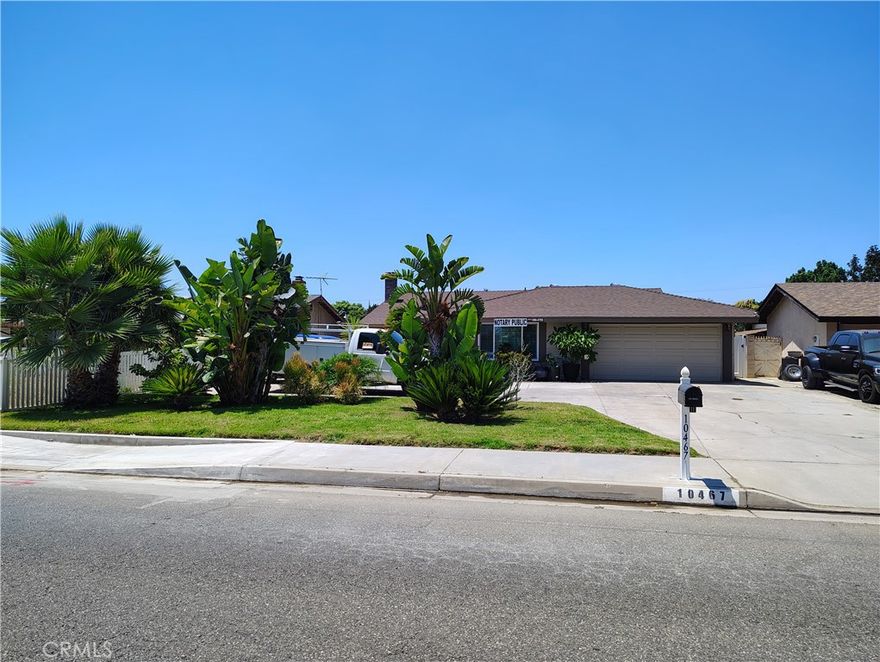 Fully remodeled, spacious single-story home! Featuring 3 bed, 2 baths plus a bonus room that can be used as a 4th bedroom. 2 car attached garage, laundry area in garage. An open floorplan, kitchen featuring soft close cabinets, Quartz countertops, custom backsplash, high-end stainless-steel appliances! A spacious dining area, custom fireplace, both bathrooms with new vanities, marble counters, custom showers, new shower glass doors and all new new electrical & plumbing fixtures! Throughout the home you will find new LED recessed lights with dimers installed, ceiling fan with remote and LED light. New baseboards, new windows double glass and slider, new interior & exterior doors! New waterproof laminate flooring in whole house, new tile flooring in wet areas. Interior & Exterior painted with warm colors! A spacious entertainer's backyard for all enjoyment, with extra-large patio cover! Plenty space to park and RV Parking as well! Locating in a well-established and quiet neighborhood. Conveniently located near shopping, Mall, schools, freeways and more! Low Tax Rate! Call now for your showing appointments!
