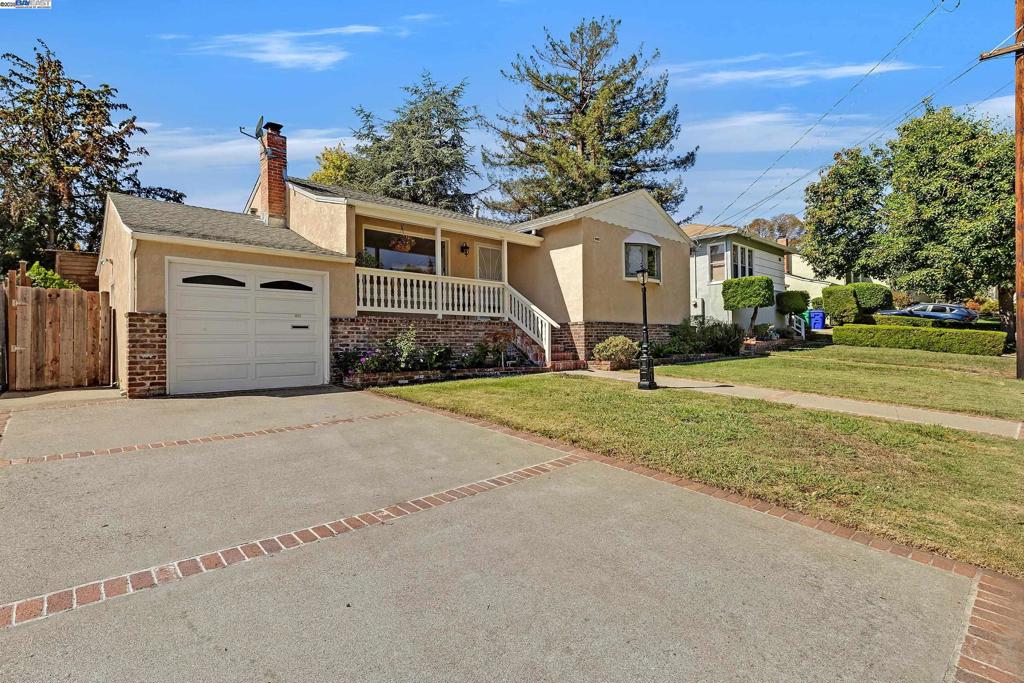 BROKER'S TOUR WEDS SEPT 24th 10:30 - 1pm Beautiful Fairmont Terrace Neighborhood. Walk to Yu Ming Charter School from this sunny contemporary 3 bedroom, 2 bath, freshly painted and move in ready home. The view from the living room picture window or from the porch is so inviting. The primary suite features a vaulted ceiling, ample closet space and a spa like bath. The updated kitchen features new flooring and a gas range. The dining area extends into a built-in computer or homework station that leads out to the spacious patio and backyard for play or gardening. There are gleaming hardwood floors, a wood burning fireplace, central heat and air, and the home was earthquake retrofitted in 2020. Extra storage shed or club house in the back yard, Also an extra wide driveway for parking. Located close to newly completed Fairmont Terrace Park and easy access to all transportation and shopping. It's a winner!