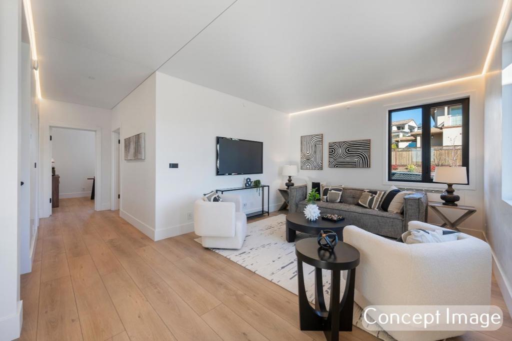 Contemporary design meets intelligent living at 2820 Cardinal Lane; a striking new construction home built for the way modern professionals live and entertain. From the streamlined architecture to the smart, efficient systems inside: room-by-room climate control, customizable LED lighting, solar panels, and Tesla Powerwall for backup energy, each feature has been thoughtfully considered and curated. The home has a beautifully designed kitchen with a generous island, complete with space for seating, built-in wine fridge, and easy flow to the open concept living and dining areas. Just off the garage, a smartly placed flex space functions perfectly as a coffee bar, or pantry. Upstairs, a bonus loft offers flexibility for a media lounge, home office space, or play area. Tucked on a quiet cul-de-sac just minutes from downtown Willow Glen, this home offers access to one of San Joses most beloved neighborhoods. Willow Glen is known for its tree-lined streets, artisan cafés, indie boutiques, irresistible charm, and outdoor access. From weekend farmers markets to festive street fairs, the community is alive with activity year-round - making it the perfect backdrop for a vibrant lifestyle. Modern comfort and enduring reliability converge in one exceptional home.