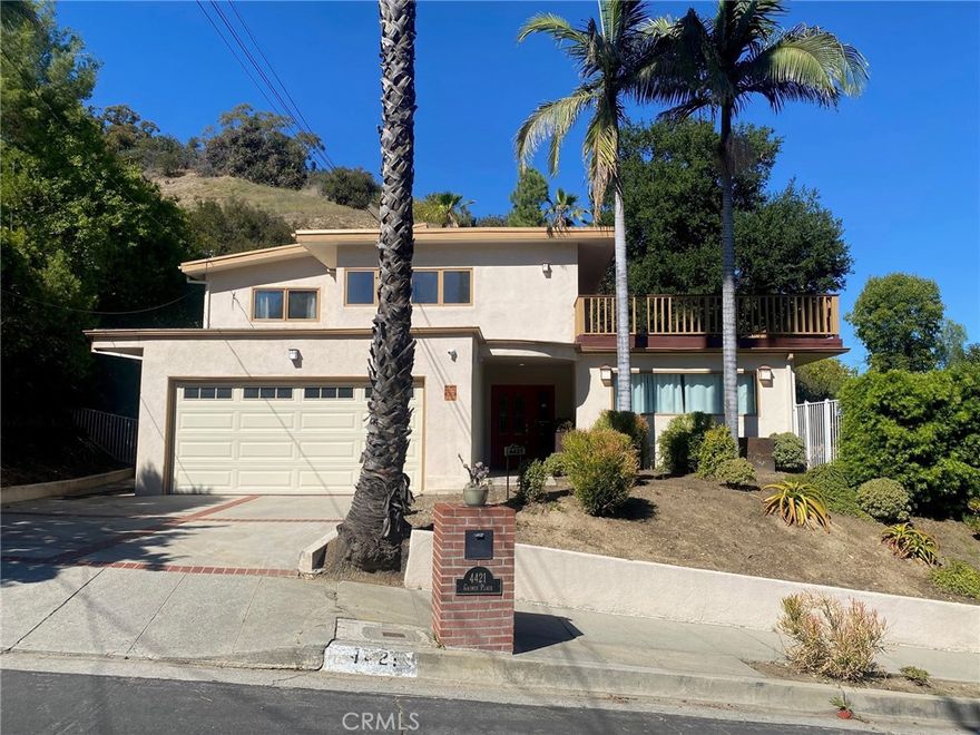 BIG REDUCTION!!!  6500 NOW!!!   COME CHECK IT OUT!!!  Super clean, highly desirable South boulevard Encino location up in the hills with amazing views, now ready for you and your tenants!!   Light, bright, open floor plan allows for ease of entertaining and living.  Laminate, slate and carpet flooring throughout.  French doors let an abundance of natural light flow into the house from rear yard.  Huge living room and dining room perfect for an ease of entertaining.  Remodeled kitchen features stainless appliances, granite counters and maple cabinetry, with double oven, 5 burner cooktop, fridge, and new LG washer and dryer in laundry.  Popular floor plan with 3 bedrooms up and 1 down,  3 baths.  Huge primary bedroom with ensuite bath, and bedroom opens to oversized roof top deck with AMAZING VALLEY VIEWS!!!  ( see photos )   Great for evening al fresco dining and getting some fresh air!!   Private backyard with patio, artificial turf, mature landscaping, privacy, and wonderful outdoor meals and entertaining with serene valley views.    Check out this amazing opportunity.