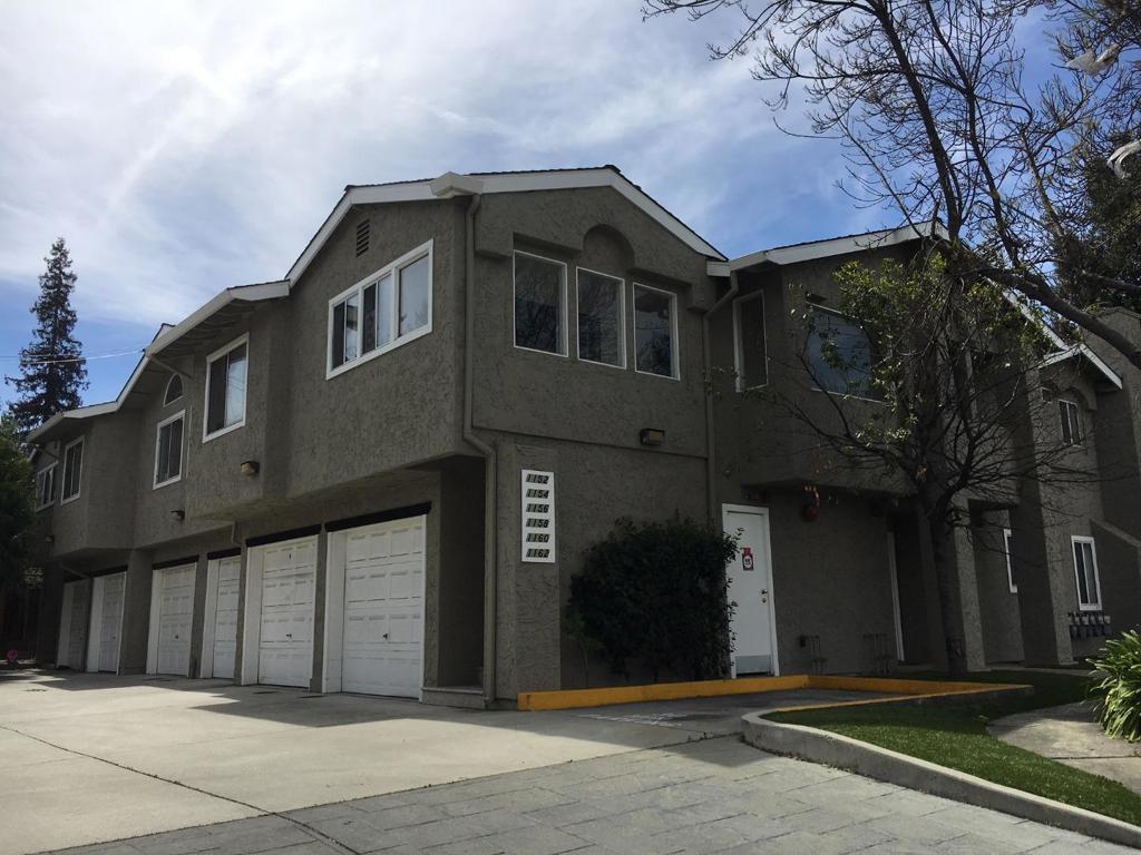 Fabulous 2B/2B (w fireplace) Sunnyvale condo/townhouse. Less than 3 miles from Costco, Apple, NVidia, Google and Kaiser Permanente. Convenient to work and easy access to transportation. One car garage plus an additional designated parking space. Plenty off-street parking. This unit is completely remodeled recently. Newer floors, cabinetry, quart Countertops, plumbing and refrigerator. New A/C. Bight living/ dining combination and open kitchen. Both baths were updated with newer sink/vanity/tubs. This condo is one-floor unit in 2nd floor (private gate and stair case w large landing area perfect for patio furniture to enjoy breakfast or afternoon tea). Entry to a great room w fireplace for living/dining & open AE kitchen. Master bedroom with cathedral ceiling and private bath. W/D in garage. Monthly rent includes Water/trash & gardener. Tenant pays own PG&E, Internet. This one won't last long. Text manager for private showing. Proximity to transit, dinning, shopping, work and easy access to 101,280 and central Expressway. Reed avenue crossed w Lawrence expressway, No pet, Non-smoking.