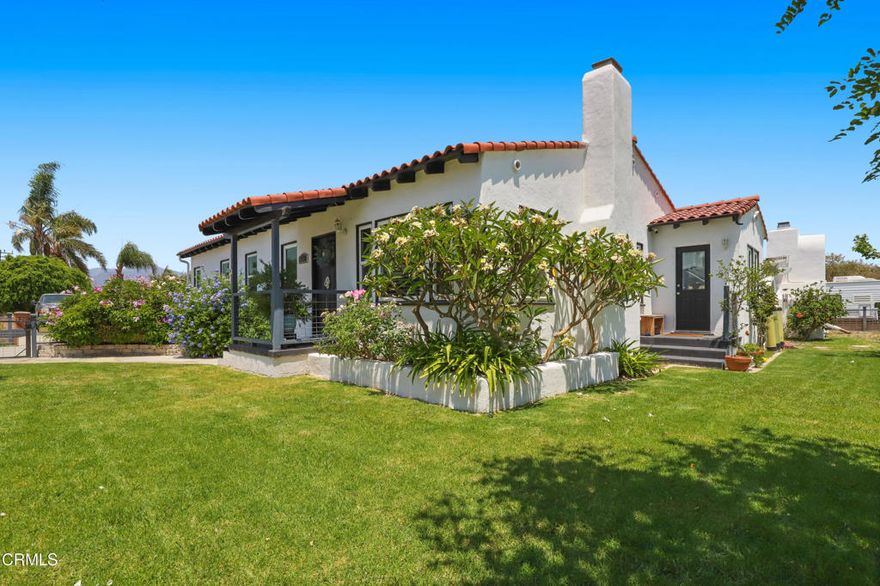 *SELLER OFFERING $15,000 Sellers concessions to buyer to use towards converting Permitted Recreational Room into Permitted living space, Rate buy down, closing cost, etc.*  Welcome to 300 C Street, the original Fillmore Ranch House built in 1937. This charming corner-lot property offers timeless character, modern upgrades, and incredible versatility. The main residence features 3 spacious bedrooms and 2 fully updated bathrooms across approximately 1,600 square feet. Recent high-end improvements have been thoughtfully integrated to preserve the classic California farmhouse style while delivering contemporary comfort.In addition, the property includes a detached recreational space offering 2 bedrooms and 1 bathroom with nearly 1,000 square feet of additional space. This addition boasts its own private front yard and back patio, making it ideal for potential rental income, guest accommodations, or multigenerational living.Whether you're looking for a unique primary residence, an investment opportunity, or a combination of both--this home provides a rare blend of historical charm and functional flexibility in the heart of Fillmore.