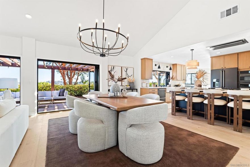 Welcome to 1170 Rancho Encinitas Drive, the most spectacular single-story transformation Encinitas has to offer. This stunning home has been completely reimagined from the studs up, delivering brand-new construction quality in one of San Diego's most coveted coastal communities. This isn't your typical remodel – every inch of this residence has been meticulously rebuilt with uncompromising attention to detail and quality, resulting in essentially a brand-new home with an established Encinitas address. The transformation includes completely new plumbing throughout, an entirely new electrical system, and a substantial investment in premium windows and doors that frame breathtaking panoramic views while flooding the interior with natural light. Custom finishes and designer details flow throughout the home, complemented by new HVAC, modern insulation, and state-of-the-art infrastructure. Perched to capture amazing vistas that showcase the natural beauty Encinitas is famous for, this property offers incredible potential with plenty of room for a resort-style pool or ADU to maximize your investment and lifestyle. The highly sought-after single-story floor plan offers effortless, accessible living with no stairs, perfect for entertaining, everyday comfort, and timeless appeal. This is your once-in-a-generation opportunity to own a completely reimagined property where every system is new, every detail has been perfected, and those coveted coastal views are yours to enjoy daily. New construction quality meets established location with endless possibilities!