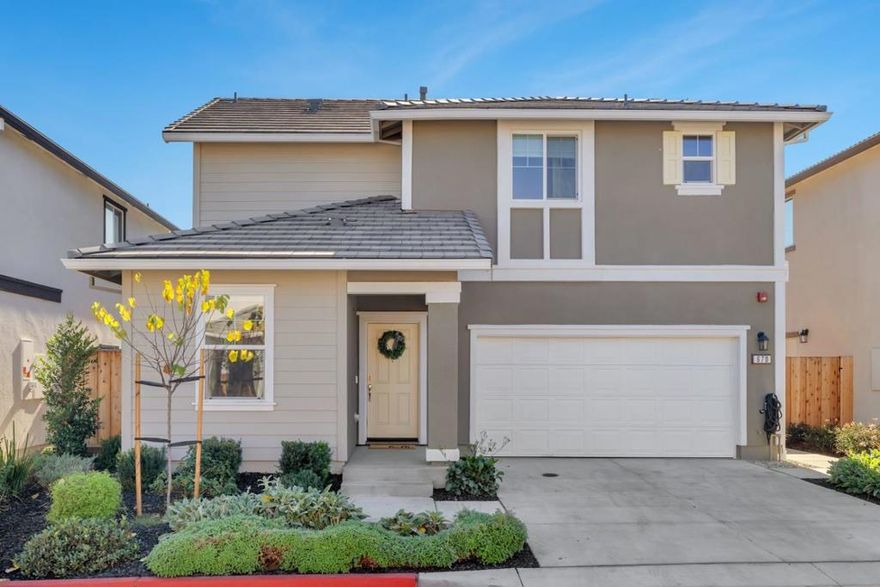 It's rare to find a home that truly checks all the boxes, and this one does. Practically brand new, built in 2024, and priced under $1 million, this single-family home is one of Gilroy's best finds right now. You get the feeling of new construction without the wait, in a home that's been lovingly upgraded and ready to move right into. Over $30,000 has been invested in thoughtful improvements, from the beautifully designed backyard to EV chargers and upgraded finishes throughout. Enjoy remote blinds, updated bathrooms, a finished garage with organizers, and EV capability for up to two vehicles. Unlike many new construction homes, this backyard is already complete with sprinklers, concrete, rock features, and young plants ready to flourish. The unique pea gravel epoxy resin flooring adds a stylish touch to the outdoor space. The garage also includes a versatile blowout area that can easily serve as a home gym, workshop, or hobby space. Tucked within a quiet, newer community on a private cul-de-sac, it's close to shopping, dining, and major commuter routes. Gilroy is growing fast, offering more space, modern homes, and strong long-term value, making this not just a great place to live, but an incredible long-term opportunity.