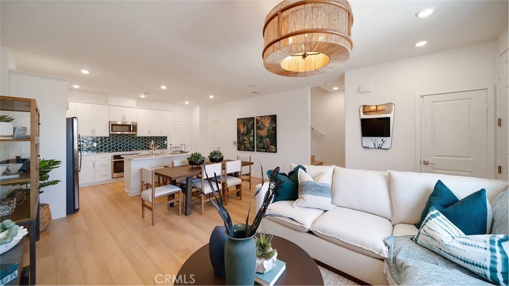 NEW CONSTRUCTION! This new two-story home features an open-concept layout on the first floor that blends the kitchen, living and dining areas for seamless transitions and everyday multitasking. On the second floor, an inviting loft provides a versatile shared living area easily accessible from two bedrooms and a lavish owner’s suite with a full bathroom and walk-in closet. The kitchen features white quartz countertops and white cabinetry.
Skybrook is a new series offering condos for sale at the Springhill masterplan, now selling in Ontario, CA. Residents will enjoy access to available amenities within the masterplan, including a swimming pool, tot lot, park and more. Shopping and dining options are a short drive away at Ontario Mills Mall, along with nearby entertainment destinations like Top Golf. Plus, easily plan trips and travel with proximity to the Ontario Airport.