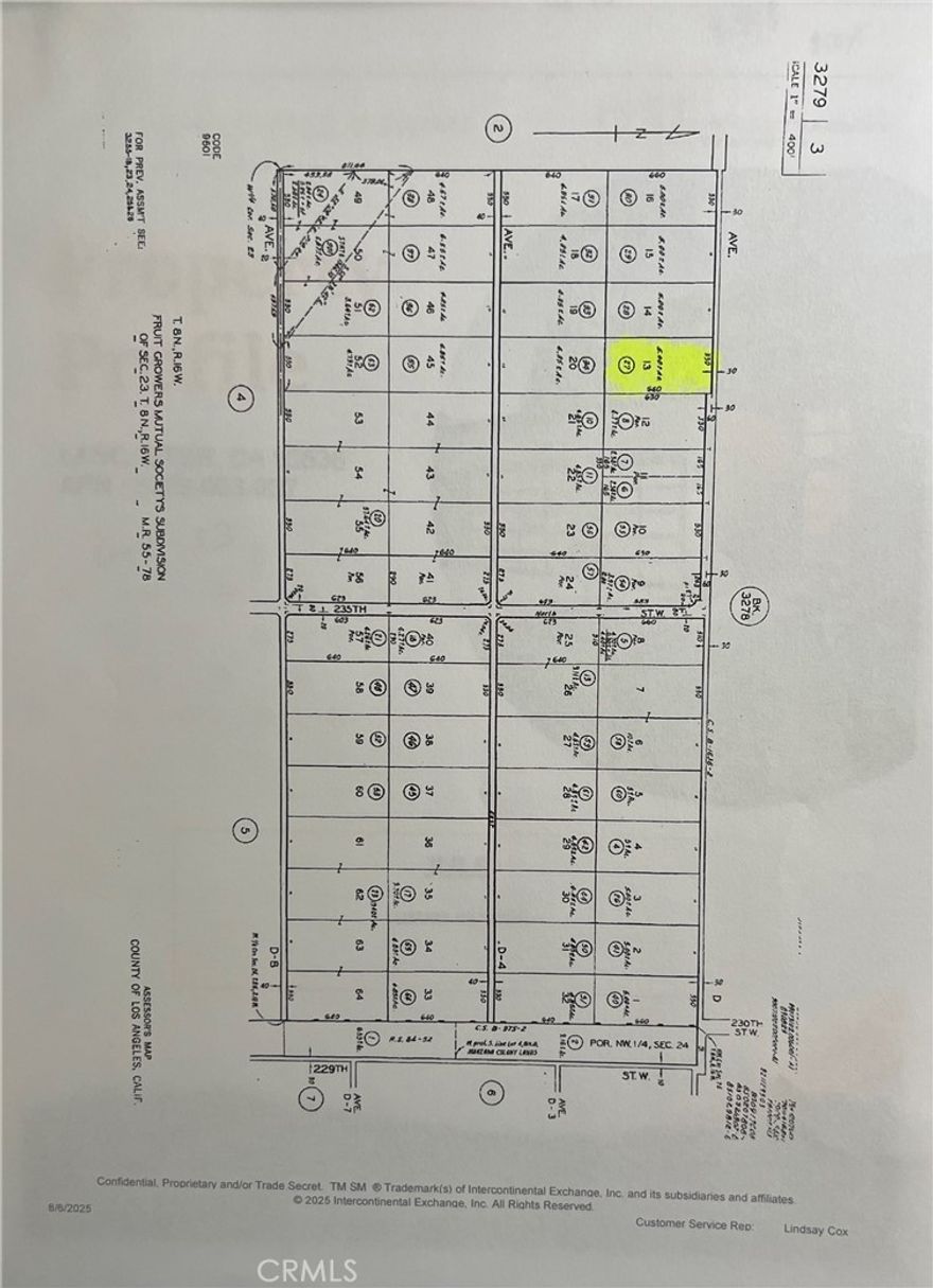 LOT 13. Almost 5 acres in the countryside of Los Angeles. Quietness and solitude is what you will find in this beauty of a parcel. Don't miss out!