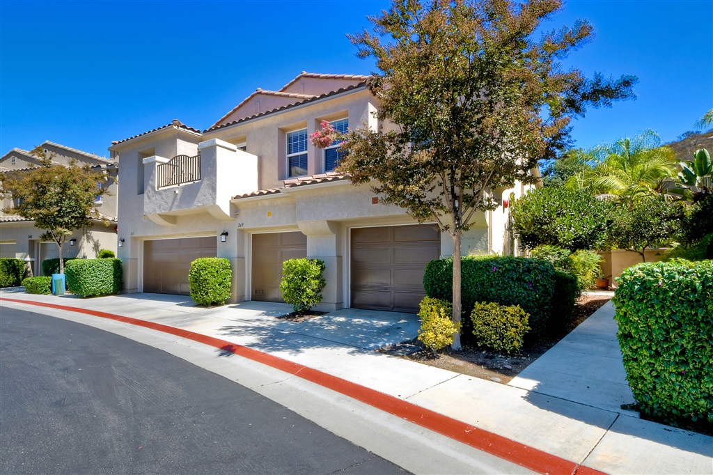 Beautiful 2 bedroom, 2.5 bathroom upgraded townhome available for 4 months: October 20, 2018 - February 28, 2019. Fully furnished. Tenant pays rent only! Utilities, internet and cable included! Gated community of Campana. End unit with dual masters upstairs plus computer/office loft space. Half bathroom downstairs. Hardwood floors. Large private patio off dining area. Fireplace in living room. Attached 1-car garage plus 1 assigned parking spot. Community pool. Close to CSUSM, restaurants, shops, fwy. Beautiful fully furnished short term rental available Oct 20 - Feb 28 has 2 master bedrooms plus a loft. Close to California State University at San Marcos, shops, restaurants and freeway. Open floor plan. No carpet! Brazilian cherry custom wood 6" plan flooring in living space, stairs, loft and bedrooms. Travertine tile in kitchen and baths. Private brick patio. Small dog considered with increased deposit. Gated community. Unit has 1-car attached garage plus 1 assigned parking spot. Community pool, spa and tot lots. Neighborhoods: Rancho Coronado Complex Features: ,,,,,