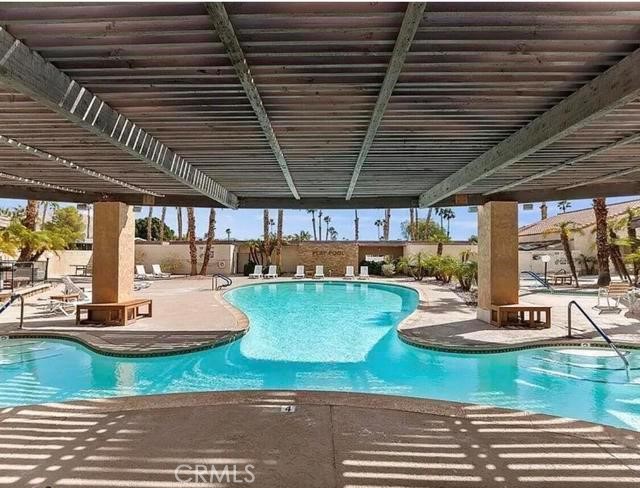 SELLER FINANCING AVAILABLE!! Charming 1-Bedroom Mobile Home in Desirable Sky Valley Resort! Welcome to your cozy desert retreat! This charming 1-bedroom, 1-bath single wide mobile home offers approximately 500 sq ft of comfortable living space in the highly sought-after Sky Valley Resort in Desert Hot Springs. Perfect as a full-time residence or a relaxing getaway, SHORT TERM RENTALS ARE ALLOWED! This home is cute, cozy, and full of potential. Enjoy resort-style living with 13 hot mineral pools and spas, a fitness center, sauna, tennis and pickleball courts, on-site café, chapel, and a dog park for your furry friends. As a resident, you'll also enjoy access to golf at Caliente Springs, the sister park just a few miles away. Sky Valley Resort is a gated, All age and family-friendly community offering security, serenity, and an unbeatable lifestyle. Current Space Rent is $725, no HOA, and no property taxes! Don't miss your chance to own a slice of paradise in the heart of the Coachella Valley!