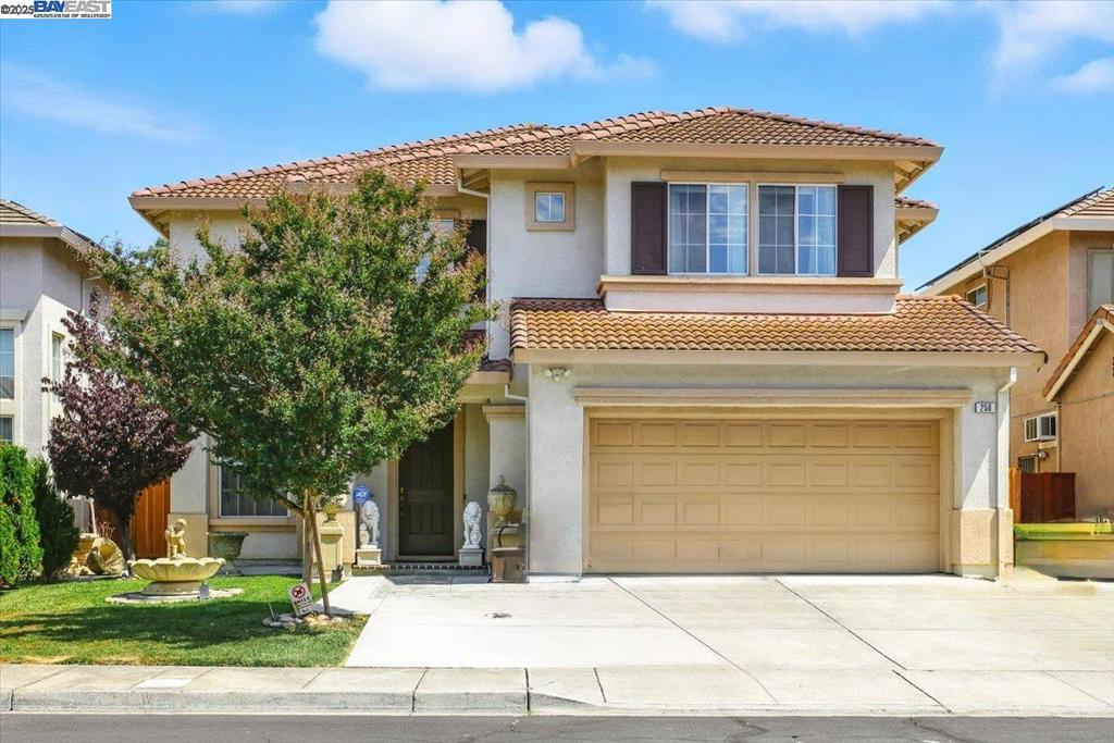 Experience luxury living in the coveted Twin Bridges community! Just steps away, enjoy the modern 9-hole Mission Hills Golf Course. This stunning 6 bedroom with 4 bathroom home boasts vaulted ceilings and an open, bright floor plan with beautiful hardwood flooring throughout. Two unique bedrooms with full bathrooms are conveniently located on the first level. The separate family room features a cozy gas fireplace, and a laundry room is situated downstairs for added convenience. The kitchen is equipped with granite countertops and stainless steel appliances. Retreat to the spacious master suite, complete with a luxurious ensuite bathroom featuring a soaking tub, separate shower, dual sinks, and large walk-in closets. The private backyard offers the perfect space for gardening, entertaining, or relaxing with your morning coffee and evening unwind. Ideally located near parks, trails, BART, highways, and the Dumbarton and San Mateo Bridges. Open House: Saturday and Sunday, 1–4 PM.