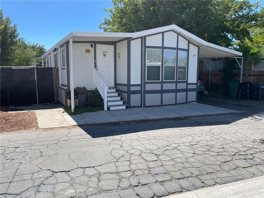 Well-maintained mobile home located in the desirable Mountain View Estates community! This charming residence features 2 bedrooms and 2 bathrooms, with a spacious living room that opens seamlessly to the kitchen area. Enjoy a private backyard with a full covered fence—perfect for relaxing or entertaining. Recent upgrades include a new roof, new water heater, and an additional 150 sq. ft. of living space. Two large storage units are also included for added convenience.



The community offers great amenities such as a clubhouse for special events, a gym, pool, and playground. Conveniently situated just minutes from the 14 Freeway and close to major shopping centers. Affordable land lease includes sewer services. A must-see home offering comfort, value, and location!