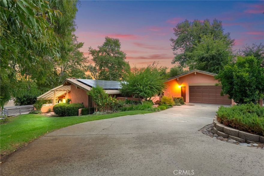Welcome to this stunning newly remodeled mid-century modern gem located in the highly desirable Meadowview community. This 4-bedroom, 2-bathroom home blends timeless architectural style with modern updates, offering the perfect balance of charm and sophistication.



Nestled on a spacious half-acre lot with mature fruit trees, including pomegranate, white nectarine, and various citrus trees, along with a serene meadow backdrop, the property invites you to enjoy both privacy and wide-open views with direct access to the meadow as well as close proximity to the clubhouse, pools, and sports courts. Step inside to find an open, light-filled floor plan featuring stylish modern finishes, upgraded fixtures, and a seamless indoor-outdoor flow.



The home also boasts a 550 sq. ft. detached casita complete with a full bath and kitchenette, ideal for multi-generational living, guests, or a private home office. With its generous lot, remodeled interior, and sought-after location in Meadowview, this property is a true rare find.