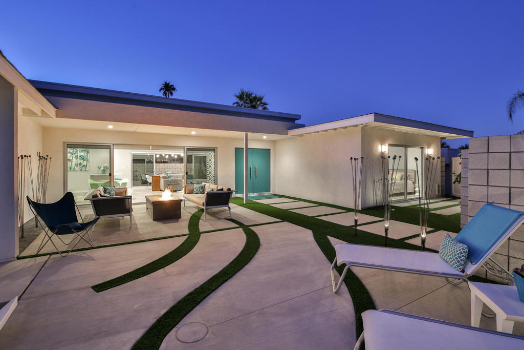 Welcome to your modern desert oasis in the heart of Silver Spur Ranch -- a stunning mid-century-inspired retreat offering breathtaking mountain views, a sparkling private pool with color-changing lights, and stylish, open-concept interiors reimagined in 2015 with sleek quartz countertops, high-end furnishings, and smart features like Nest thermostats. Whether you're enjoying coffee with sunrise views, relaxing by the fire pit, or exploring nearby El Paseo, The Living Desert, or scenic hiking trails, this home is the perfect blend of iconic Palm Desert charm and contemporary luxury. Fully furnished and move-in ready -- just bring your swimsuit and start living the elevated desert lifestyle. 🌴