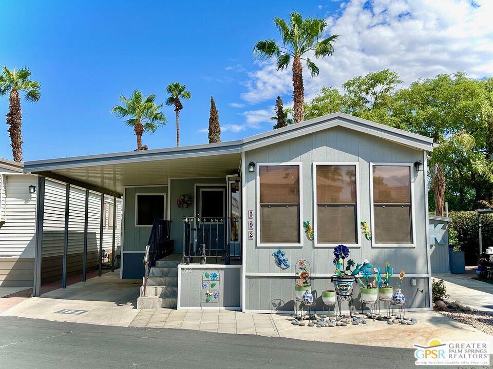 Charming Fully Renovated Tiny Home for Rent in Desert Shadows 55+ Resort! Experience resort-style living in this beautifully updated 1-bedroom, 1-bath park model with a bright California room and stylish tile flooring throughout. Thoughtfully designed for comfort and functionality, this charming tiny home also includes a convenient storage shed and cozy living spaces perfect for relaxing or entertaining.Located in the highly desirable Desert Shadows RV Resort, a gated 55+ community with 460 homes, residents enjoy exceptional amenities including six sparkling pools (one indoor Olympic and one outdoor lap pool), two large clubhouses, three satellite clubhouses, fitness center, sauna, putting green, sunken lit tennis and pickleball courts, indoor shuffleboard pavilion, library, hobby rooms, card rooms, and picnic areas. Rent includes high-speed internet, upgraded cable, water, trash, and access to all resort amenities. Enjoy the best of active adult living in this vibrant desert community.