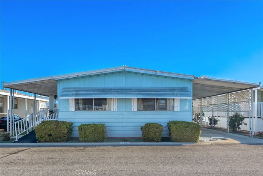 2 bedroom 2 bath mobile home located in Sunburst gated senior mobile home park. More information to follow.