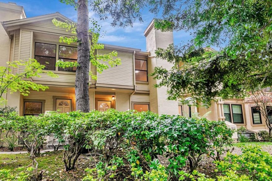 Welcome to this charming 4-bed, 2.5-bath home nestled in the serene redwood grove complex. Boasting 2,082 sf living space, this residence combines comfort and an unbeatable location. The kitchen is a chefs dream: a modern island, sleek quartz countertops, and SS appliances. Brand new luxurious Engineering Hardwood flooring on the main level add a touch of timeless elegance.  Upstairs, brand new plush carpeting in the sleeping quarters offers warmth and comfort, providing a peaceful retreat for relaxation.The primary suite comes with a retreat area, offering a private and tranquil space after a long day's work. The primary ensuite bath has been extensively updated: extra large shower and dual-sink vanity. Remodeled hall bath and powder room adorned with recess lights and LED mirrors. A spacious bonus room on lower level offers flexibility as a home office or home theater. Central AC and central heating ensure year-round comfort. Laundry is conveniently located in the utility room. Attached 2-car side by side garage. EZ commute to major high-tech companies. Homestead High School. Don't miss the opportunity to make this beautiful home your own!