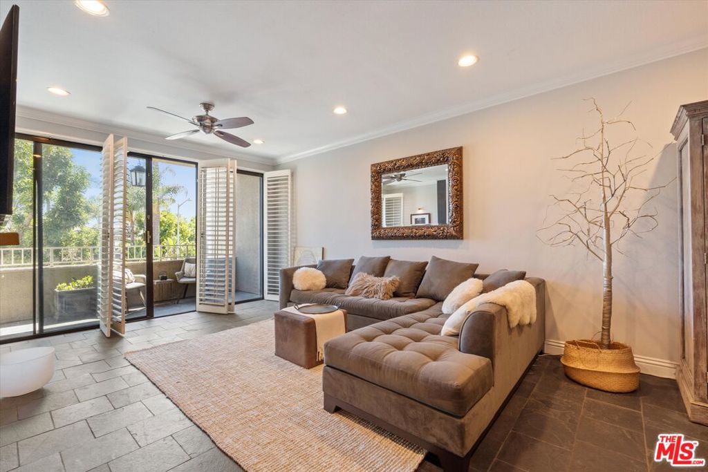 Experience the ultimate West Hollywood lifestyle condo at 8455 Fountain Ave #208 that truly has it all. This beautifully updated 2-bedroom, 2-bathroom residence combines privacy, modern design, and every amenity you need, in-unit laundry, two side-by-side gated parking spaces, and a private storage unit. The unit itself also features an abundance of storage. Residents enjoy resort-style amenities including a pool, multiple jacuzzis, saunas, lounge areas, a fitness center, recreation room, and event space. Just moments from the world-class dining, shopping of the Sunset Strip. Inside, the home features an updated kitchen with high-end appliances, a formal dining area, and a spacious living room that opens to a private balcony. The primary suite offers, a spa-inspired bath, and an oversized walk-in closet, creating a true retreat. Perfectly positioned in a highly desirable neighborhood, this West Hollywood gem seamlessly blends sophistication, comfort, and convenience. This complex carries earthquake insurance