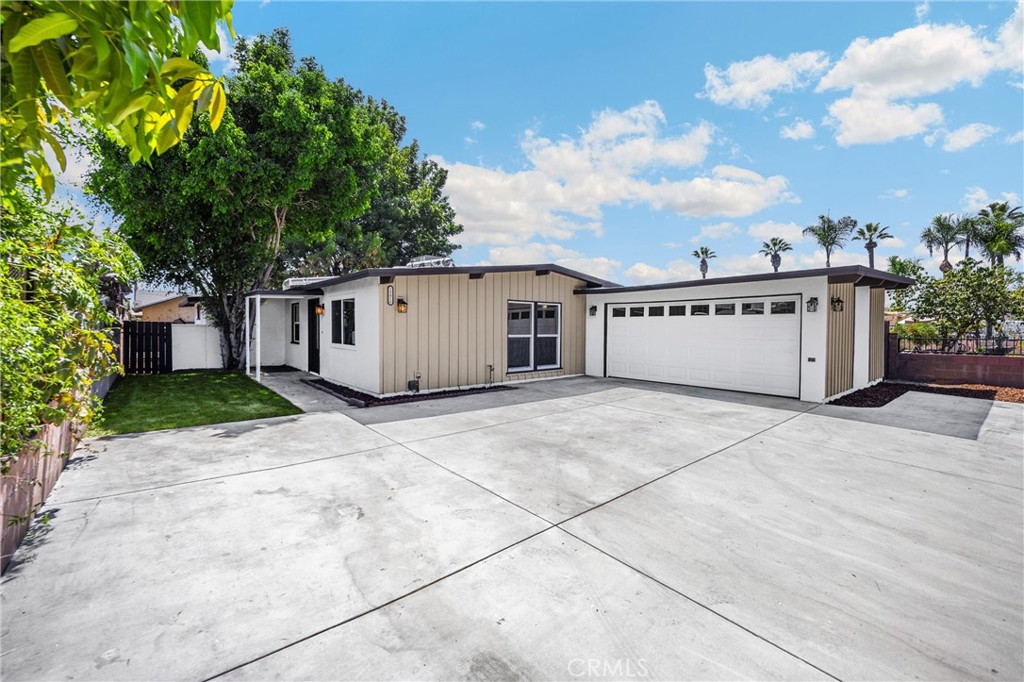 Wonderfully remodeled home brought back to its original charm! Open beam wood ceilings throughout and lots of natural light give this home a modern day rustic look with a peaceful and nature-like space. Large open family and dining room, great room perfect for family gatherings, kid hangout, media room, etc. The kitchen has been brought back to culinary vibrancy with its new quartz counters, new sink, rustic lighting, new appliances, and with all wood cabinets refinished to uncover its original patina. 4 good sized bedrooms including primary bedroom with full bathroom. Central A/C and Heat, new windows, all original doors throughout with refinished wood, rustic lighting, ceiling fans in all rooms, and all new flooring. 2 car attached garage, private yard with grass, patio deck, and huge storage shed!