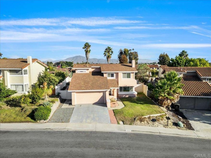 This beautifully updated two-story home located in the Jamacha-Lomita neighborhood of San Diego offers a comfortable and functional layout perfect for families or anyone seeking extra space. Step inside to a spacious living room with cozy fireplace, perfect for relaxing or entertaining. The RENOVATED KITCHEN showcases custom kitchen cabinets, QUARTZ waterfall countertop, modern finishes, and a layout that opens seamlessly to the dining area. All the bathrooms have been tastefully REMODELED with contemporary touches and quality craftsmanship. Enjoy peace of mind and energy savings with PAID-OFF SOLAR PANELS, a whole house WATER SOFTENER, and a NEW ROOF installed in 2021. The home also includes an attached two-car garage, a low maintenance yard, and is conveniently located near parks, schools, shopping, and major freeways for easy commuting. This move-in ready home combines modern upgrades with everyday functionality, the perfect place to create lasting memories in the heart of San Diego.