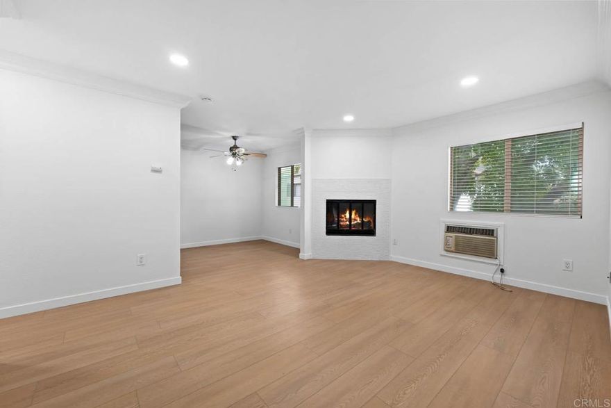 Discover your new home in the vibrant heart of El Cajon! This beautifully renovated 2-bedroom, 2-bathroom residence boasts custom granite countertops and sleek stainless steel appliances, perfect for modern living. 2 Parking spots! Step inside to find elegant vinyl flooring and stylish crown molding that ad a touch of sophistication to every room. Enjoy the blend of luxury and comfort in a location that offers both convenience and charm.