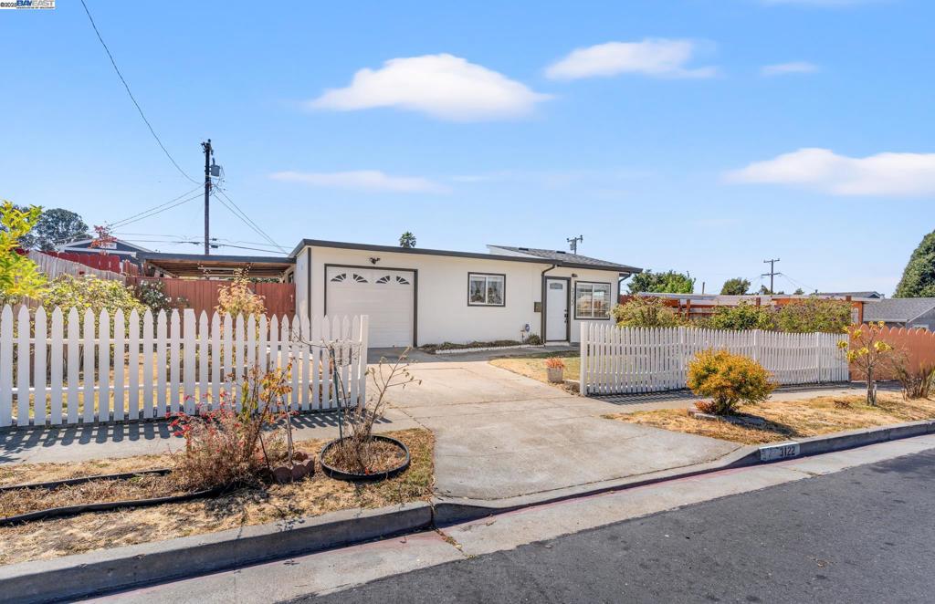Discover the perfect blend of comfort and convenience at 3122 Groom Dr in Richmond, CA 94806. Remodeled single-family home features 4 bedrooms and 2 bathrooms with a primary bedroom suite, and also a functional layout for in-laws and or guests. The home boasts laminate flooring throughout, a modern kitchen with granite countertops, a double sink, breakfast bar, and stainless steel appliances, including a gas oven range, and dishwasher. Updated bathrooms with showers over tubs. Other upgrades include dual pane windows, brand new roof, completed section 1 termite work, and new paint inside and out. HUGE backyard area with side yard access with a covered patio or sideyard access for vehicle parking, and a one car garage with laundry hook ups. Located in the Fairmede-Hilltop neighborhood, just a mile away from key amenities like Hilltop Mall, many restaurants, grocery stores, and local parks. Commuting is easy with nearby access to public transportation and major highways, including I-80. Close to Highland Elementary School (0.3 miles) and De Anza High School (2.0 miles).