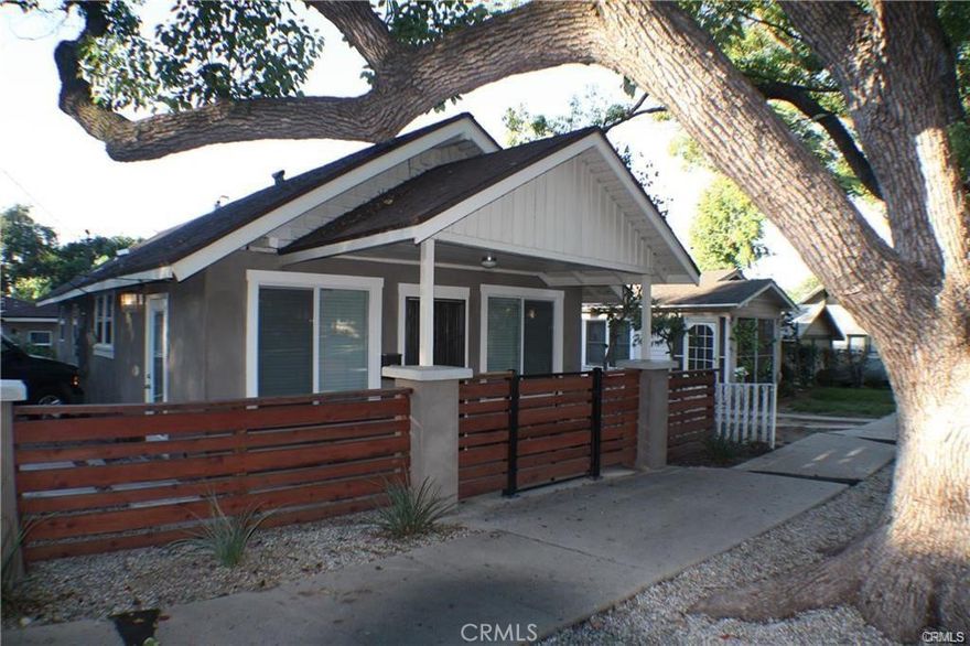 This Elegantly Renovated Contemporary Bungalow is one of the two homes on the same lot, located on a beautiful tree lined street in the highly desirable North East Pasadena Neighborhood of Dundee Heights. The home offers 2 spacious bedrooms, plus 1 additional detached bonus space of approximately 220 sqft with French Doors that has also been nicely renovated and can be utilized to accommodate as needed. The Bungalow’s wonderful floor plan has been precisely designed to offer very high ceilings throughout, chic European style self-closing cabinets with Cesar stone counters & a custom glass back splash, a custom stainless steel hood vent, stainless steel appliances, new fixtures, ceiling fans, recessed lighting, olive hard wood flooring, new windows & doors, window blinds, spacious closets, central HVAC system, inside washer/dryer area, spa-like bathroom and much more. The home also offers a very cozy private patio that’s great for entertaining. Water, trash & gardener are included. There are no other comparable rental properties that offer the same amenities as this home! Close to the Rose Bowl, golf courses, numerous popular hiking and biking trails, JPL, San Gabriel Mountains, Old Town Pasadena, DTLA, public transportation and much more. Don’t Miss out on viewing this charming home as soon as possible! THIS ONE WILL NOT LAST!!!
You won't find another rental property that has been renovated as elegantly as this one! Please don't miss out on viewing this charming home asap!