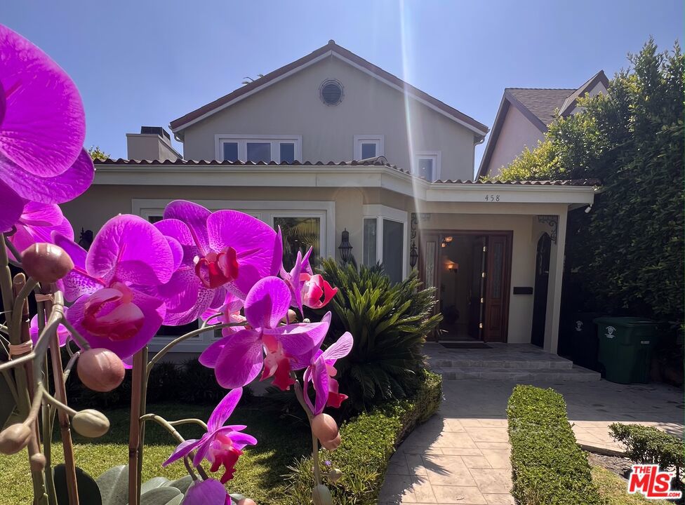 Rare Leasing Opportunity in the Heart of Beverly Hills' Pico-Robertson Neighborhood Step into timeless elegance and modern comfort with this exceptional 5-bedroom, 5-bathroom contemporary two-story residence, offering 3,639 sq. ft. of refined living space on a 5,002 sq. ft. lot. Perfectly positioned just moments from Rodeo Drive, Century City, and premier local amenities, this home delivers sophistication, space, and versatility in one of Beverly Hills' most vibrant residential pockets. From the moment you enter the grand foyer with its elegant iron staircase and beautiful natural light, you'll sense the quality and thoughtful design that defines every corner of this home. The formal living room, with a natural stone fireplace, flows into a spacious great room, creating an ideal layout for entertaining or daily living. The chef's kitchen features custom walnut cabinetry, granite countertops, SubZero appliances, double wall ovens, a central island, and a bright breakfast nook. A formal dining room with oversized windows opens to a peaceful side walkway-perfect for comfortable living. A main-level bonus room can serve as an office, guest suite, or playroom, complemented by a full bath, powder room, and extra workspace. Upstairs, in addition to the stunning primary suite with a spa-inspired bathroom and expansive walk-in closet, you'll find three additional well-appointed bedrooms. Two bedrooms share a convenient Jack & Jill bathroom, while the third bedroom enjoys its own private en-suite bath and mirrored closet- ideal for family, guests, or flexible use. Additional Features:*Central A/C & heat *In-unit washer & dryer*Built-in BBQ & parking for 3 cars*Alarm system (tenant has to subscribe) *Ample built-in storage Locationperks: Minutes from Cedars-Sinai, top schools, La Cienega Park & Farmers Market, Kosher shops, and all the best of Beverly Hills. Available now | 12 month lease available or Long-term lease if preferred. Contact Alyssa Rozenbaum to schedule your private showing of this rare lease offering.