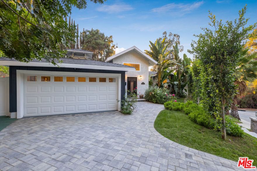 Nestled in the coveted Beverly Hills 90210 enclave, this beautifully refreshed home at 9476 Hidden Valley Place offers an exceptional blend of timeless elegance and modern comfort. Set on a rare approx. 11,000sq-ft (0.26-acre) flat lot, the residence features approx. 2,853 sq ft of living space with 3 bedrooms and 3.5 baths (built 1957) Zillow+2Trulia Real Estate Search+2Enter through an inviting foyer into light-filled interiors where hardwood floors, crisp lines and tasteful finishes create an air of understated sophistication. The spacious living room opens to large windows and seamless indoor-outdoor flow, perfect for stylish entertaining or serene everyday living.The open gourmet kitchen boasts premium appliances, designer cabinetry and a centre island that anchors the social heart of the home. Adjacent sits the dining area and a generous family/bonus zone, ensuring versatility for both refined dinners and relaxed gatherings.The luxurious primary suite enjoys privacy and comfort, complete with an ensuite bath, ample storage and garden-views. Two further bedrooms offer excellent options for guests or a home office.Outdoors: a truly rare flat parcel in this zip code. Mature landscaping frames a private garden retreat with a superb patio for al-fresco dining, and stylishly paved surfaces. There's space to add a pool or additional amenities if desired. Redfin+1Location: tucked away on Hidden Valley Place off Coldwater Canyon, yet minutes from high-end shopping, top-tier dining and beautiful hiking trails. The address delivers the blend of privacy and prestige that discerning buyers seek.