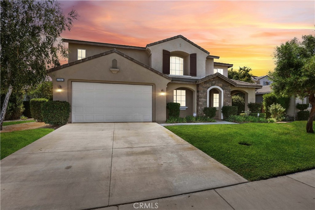 Stunning Sedona Tract Home in West Murrieta
This beautiful 5 bedroom, 4.5 bath home offers the perfect combination of space, comfort, and convenience. Situated on the highly desirable west side of Murrieta in the Sedona tract, the property is within walking distance of top-rated schools, a regional shopping center, driving range, and offers quick access to the 15 freeway for commuters. If you’re looking for room to spread out in a quiet setting, this is it!
Step inside from the covered porch and you’ll be greeted by a striking wrought iron staircase that sets the tone for the elegance found throughout the home. The spacious kitchen features granite countertops and backsplash, a walk-in pantry, and stylish tile flooring. It opens seamlessly to the family room with a cozy fireplace, creating the ideal space for gatherings. A separate formal dining room with French doors adds sophistication and charm, perfect for hosting special occasions.
The floor plan is thoughtfully designed with a full bedroom and bathroom on the main level, making it ideal for guests or extended family. Upstairs, you’ll find four additional bedrooms including the luxurious primary suite, a convenient laundry room with abundant cabinetry, and a huge loft that’s perfect for a pool table, media room, or kids’ hangout.
Located in the heart of Murrieta, this home is just minutes from award-winning schools including Cole Canyon Elementary, Thompson Middle, and Murrieta Valley High.