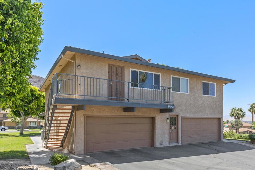 *Available NOW* Welcome to Indian Creek Villas located in South Palm Desert, this 2 bed 1 bath condo is perfect for executives, service industry people or someone looking for a great space that is easy to maintain and minutes away from El Paseo One of the community pools in just across the street, each unit is assigned a single space in a shared 2 car garage, laundry room is downstairs and shared with three other owners. Being centrally located to some of the best golf courses, walking distance to hiking trails and a couple minutes drive to El Paseo where you can find world renowned shopping and dining. We are currently looking for a year or longer lease. Please call for viewing. All interested parties need to click the rent spree application link fill out the appropriate information to be considered.* Tenant is still living in unit. Do not approach without an appointment. *