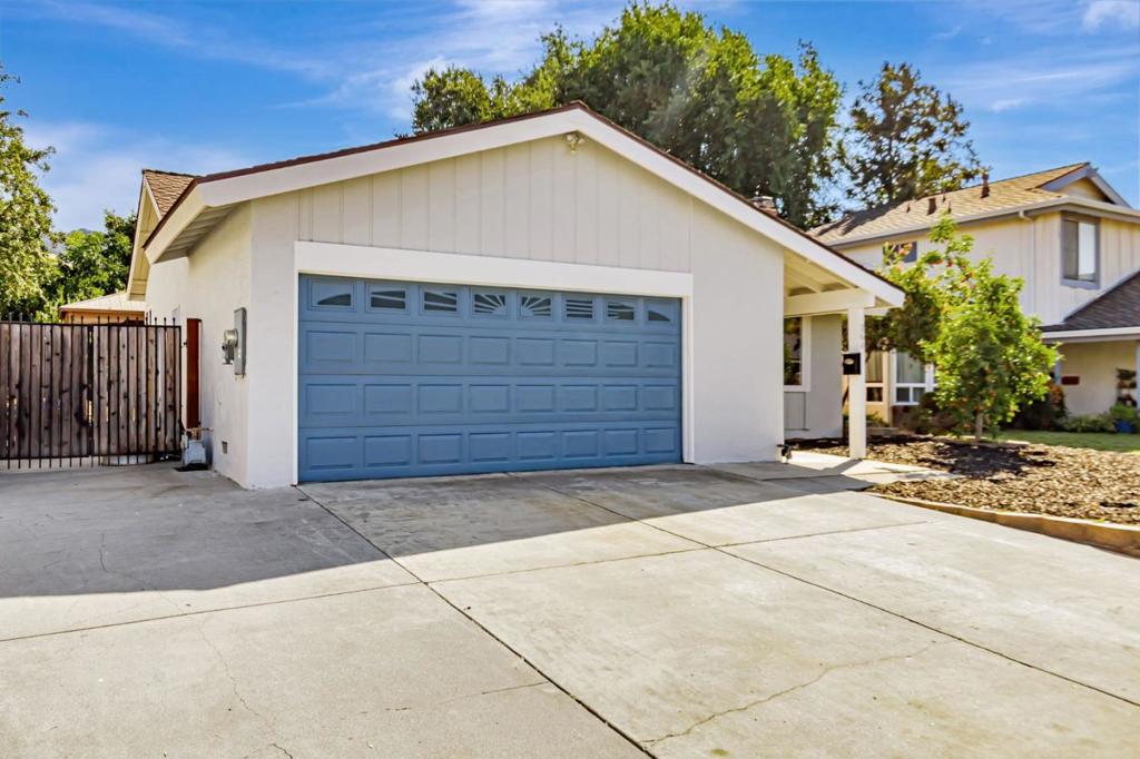 Welcome to 364 Utica Lane. Look up at the clear skies in the backyard, not an overhead cable in sight! Walk through the North-facing front door, you are greeted by an oversized Living Room. The heart of the home is the refreshed kitchen with granite counters, newer Bamboo cabinets, & brand-new LVP flooring that flows seamlessly into the dining area perfect for family meals and gatherings. South facing kitchen windows invite Sunbeams to make your culinary experience a sun-drenched one! The updated guest bath adds modern comfort, while the spacious layout makes day-to-day living a breeze. Step outside to a generous yard designed for fun, complete with an above-ground pool where kids can splash and friends can gather for summer BBQs. 24 OWNED Solar Panels. Greatschools.org Test Scores! Taylor Elem (8)., Bernal Mid (8)., & Santa Teresa High (9). Weekend adventures await minutes away at Almaden Quicksilver County Park & trails. Daily errands are simple w/ nearby Village Oaks shopping, Target, Costco, & local coffee spots, plus easy freeway (85/87/101/280) access for commuters. With the Federal Reserve signaling potential interest rate reductions, the timing to secure this South San Jose gem has never been better. Come see how 364 Utica Lane can be the backdrop for your next chapter.
