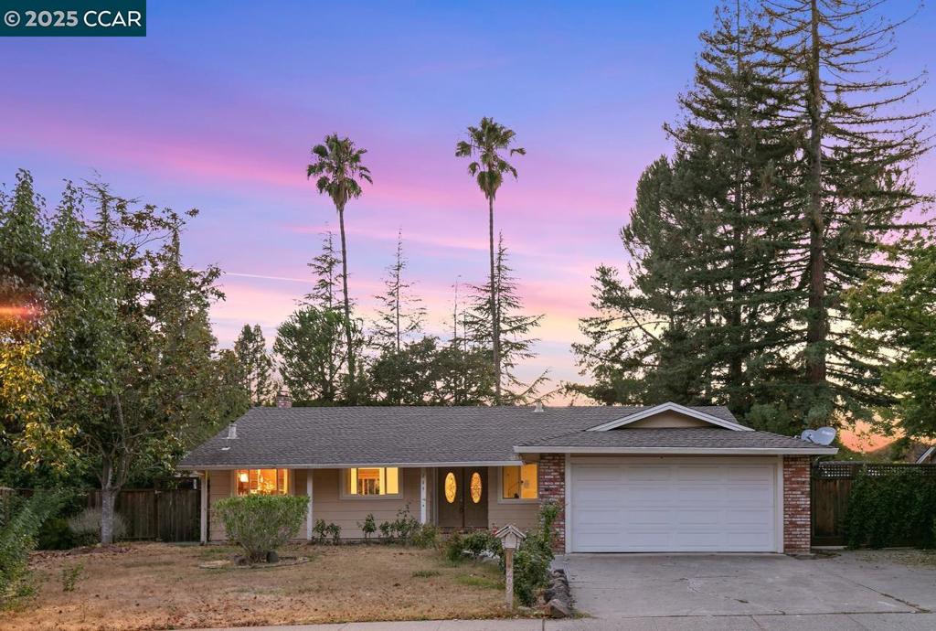 Fantastic location and price for this single-story ranch-style home in a cul-de-sac, in the highly desirable Sycamore neighborhood in Danville!! This home is ideally located near parks, tennis courts, and minutes from the Iron Horse Trail, Downtown Danville, dining, shopping & top-rated schools. The home boasts an open concept living, kitchen, and dining area with soaring, vaulted ceilings. Five bedrooms, with the 5th bedroom off the common area, which could be an ideal home office. The huge backyard is designed for entertaining, with an expansive covered area, a beautiful pool, and a large grass area. There is also a bonus, detached structure of 500+ sf with an enclosed spa. See the floor plan and site plan in the listing pictures. Come put the finishing touches on this wonderful opportunity to make it your own and live the Danville Dream!